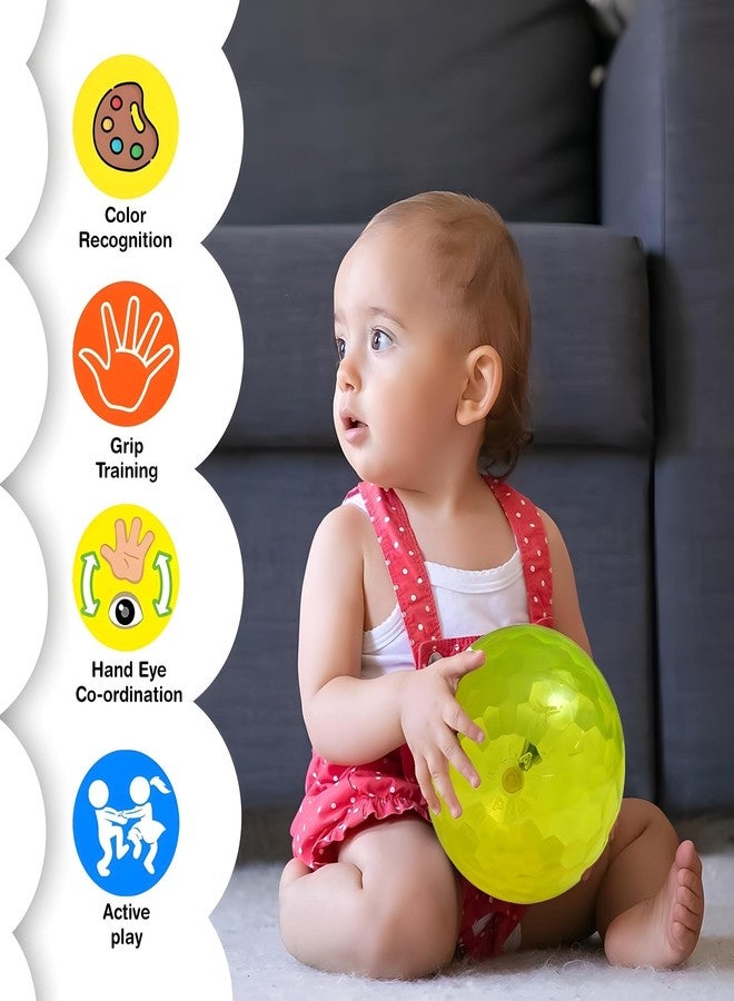 TodFod 6-Inch Textured Rubber Play Ball Set for Kids - Soft Bouncy Balls in Assorted Vibrant Colors - Safe, Durable Outdoor & Indoor - Image 5